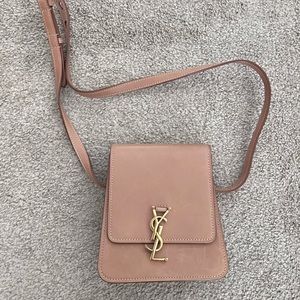 Saint Laurent Kaia North/South Leather Shoulder Bag